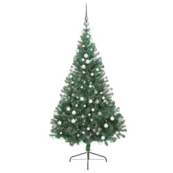 Sapin de Noël artificiel pré-éclairé Vert 210 cm PVC 541327541327
