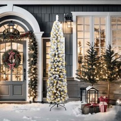 Sapin de Noël artificiel Vert 210 cm PVC et acier et plastique 541329541329