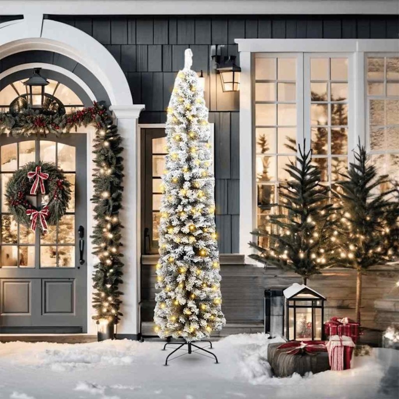 Sapin de Noël artificiel Vert 210 cm PVC et acier et plastique 541329541329