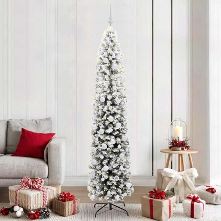 Sapin de Noël artificiel Vert 210 cm PVC et acier et plastique 541335541335
