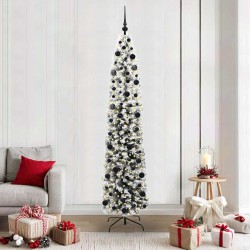 Sapin de Noël artificiel Vert 210 cm PVC et acier et plastique 541337541337