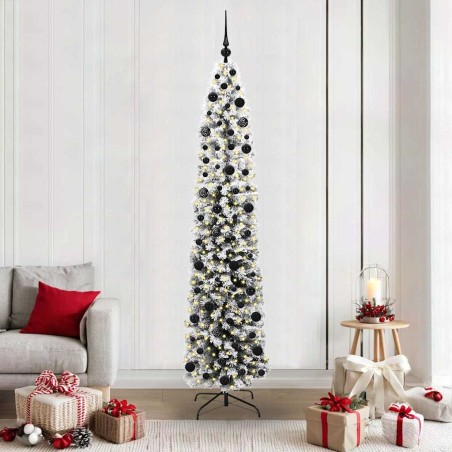 Sapin de Noël artificiel Vert 210 cm PVC et acier et plastique 541337541337