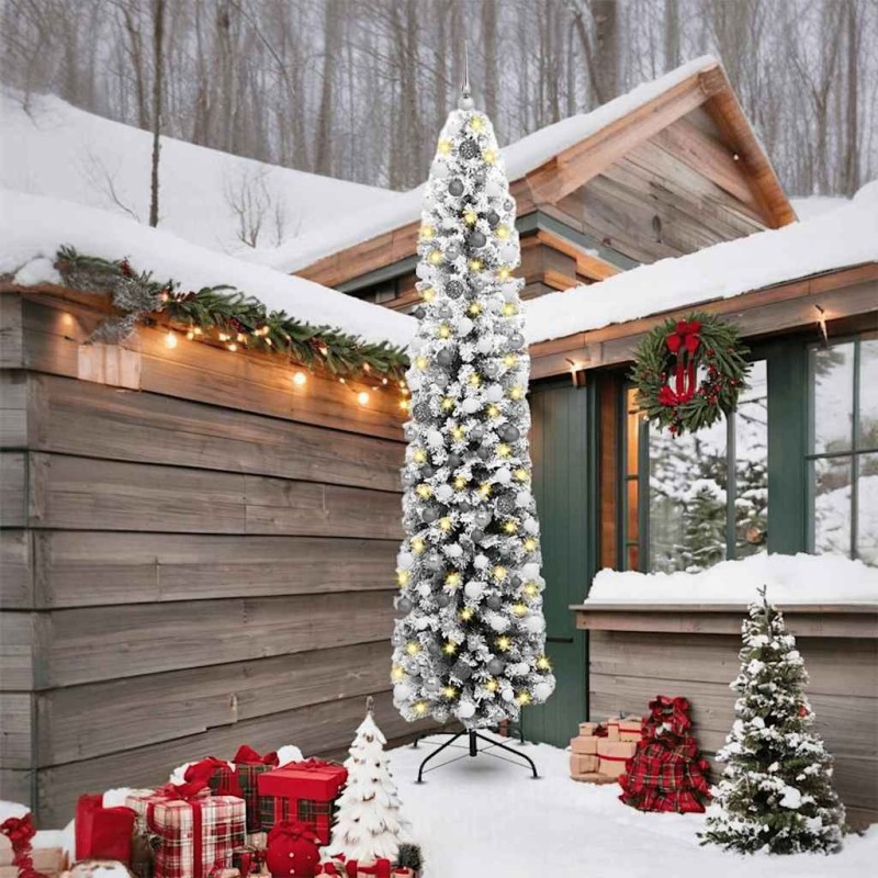 Sapin de Noël artificiel Vert 240 cm PVC et acier et plastique 541338541338