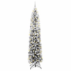 Sapin de Noël artificiel Vert 240 cm PVC et acier et plastique 541338541338