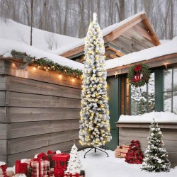 Sapin de Noël artificiel Vert 240 cm PVC et acier et plastique 541341541341