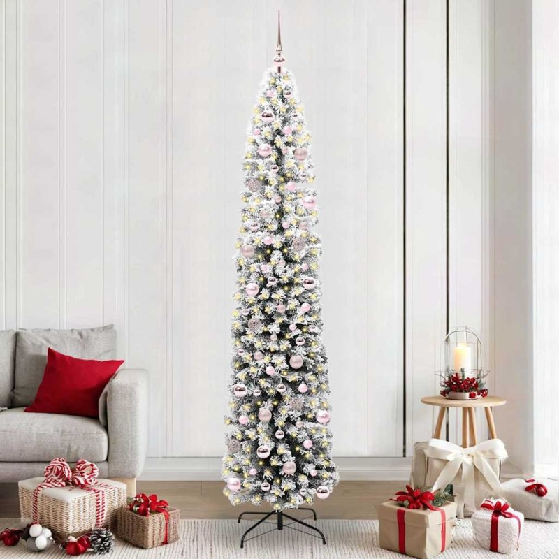 Sapin de Noël artificiel Vert 240 cm PVC et acier et plastique 541342541342