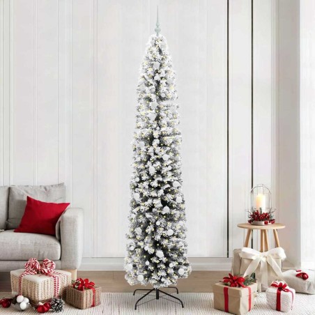 Sapin de Noël artificiel Vert 240 cm PVC et acier et plastique 541345541345