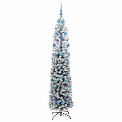 Sapin de Noël artificiel Vert 210 cm PVC et acier et plastique 541346541346