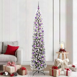 Sapin de Noël artificiel Vert 210 cm PVC et acier et plastique 541347541347