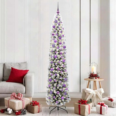 Sapin de Noël artificiel Vert 210 cm PVC et acier et plastique 541347541347