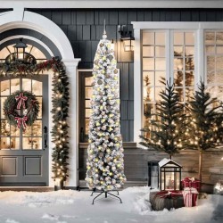 Sapin de Noël artificiel Vert 210 cm PVC et acier et plastique 541348541348