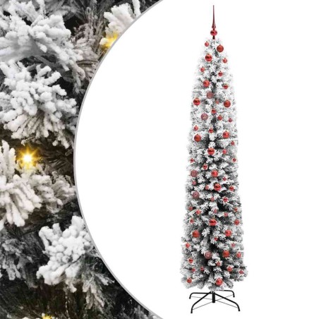 Sapin de Noël artificiel Vert 210 cm PVC et acier et plastique 541349541349