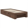 Cadre de lit Chêne brun 80 x 200 cm Bois d'ingénierie 541360541360