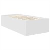 Cadre de lit Blanc 120 x 200 cm Bois d'ingénierie 541414541414