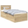 Cadre de lit Chêne Sonoma 120 x 200 cm Bois d'ingénierie 541415541415