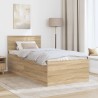 Cadre de lit Chêne Sonoma 120 x 200 cm Bois d'ingénierie 541415541415