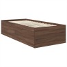 Cadre de lit Chêne brun 90 x 190 cm Bois d'ingénierie 541417541417