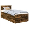 Cadre de lit Chêne fumé 90 x 200 cm Bois d'ingénierie 541459541459