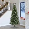 Sapin de Noël artificiel avec 300 LED Vert 240 cm PE et PVC 541481541481