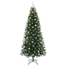 Sapin de Noël artificiel avec 300 LED Vert 240 cm PE et PVC 541481541481