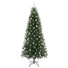 Sapin de Noël artificiel avec 300 LED Vert 240 cm PE et PVC 541481541481
