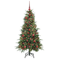 Sapin de Noël Artificiel à Branches Articulées Vert 120 cm 541485541485
