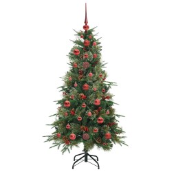 Sapin de Noël Artificiel à Branches Articulées Vert 120 cm 541485541485