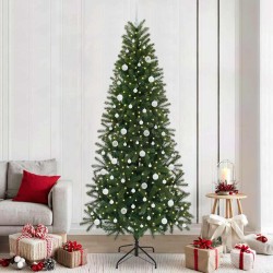Sapin de Noël artificiel avec 300 LED Vert 240 cm PE et PVC 541486541486
