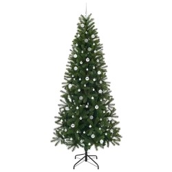 Sapin de Noël artificiel avec 300 LED Vert 240 cm PE et PVC 541488541488