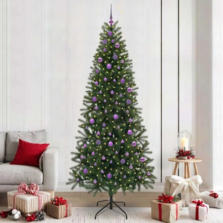 Sapin de Noël artificiel avec 300 LED Vert 240 cm PE et PVC 541489541489