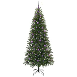 Sapin de Noël artificiel avec 300 LED Vert 240 cm PE et PVC 541489541489