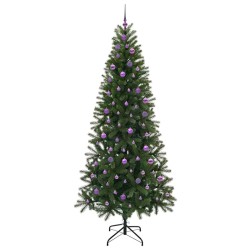 Sapin de Noël artificiel avec 300 LED Vert 240 cm PE et PVC 541489541489
