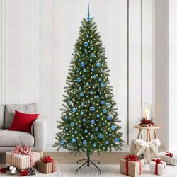 Sapin de Noël artificiel avec 300 LED Vert 240 cm PE et PVC 541490541490