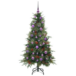 Sapin de Noël Artificiel à Branches Articulées Vert 150 cm 541493541493