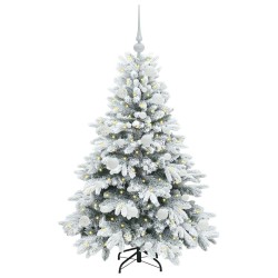 Sapin de Noël artificiel avec 150 LED Blanc 120 cm PE et PVC 541497541497