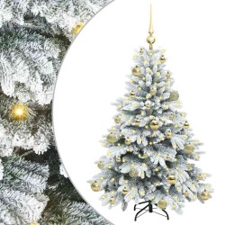 Sapin de Noël artificiel avec 150 LED Blanc 120 cm PE et PVC 541498541498
