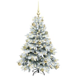 Sapin de Noël artificiel avec 150 LED Blanc 120 cm PE et PVC 541498541498
