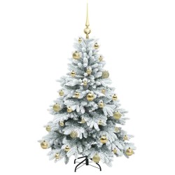 Sapin de Noël artificiel avec 150 LED Blanc 120 cm PE et PVC 541498541498