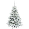 Sapin de Noël artificiel avec 150 LED Blanc 120 cm PE et PVC 541499541499
