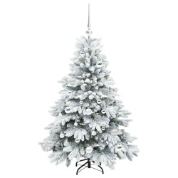 Sapin de Noël artificiel avec 150 LED Blanc 120 cm PE et PVC 541499541499