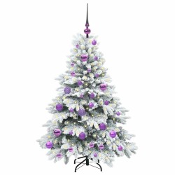 Sapin de Noël artificiel avec 150 LED Blanc 120 cm PE et PVC 541500541500