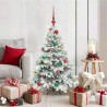 Sapin de Noël artificiel avec 150 LED Blanc 120 cm PE et PVC 541502541502