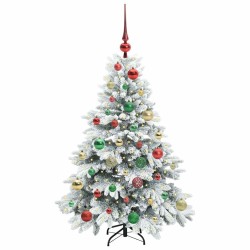 Sapin de Noël artificiel avec 150 LED Blanc 120 cm PE et PVC 541502541502