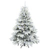 Sapin de Noël artificiel avec 150 LED Blanc 150 cm PE et PVC 541503541503