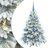 Sapin de Noël artificiel avec 150 LED Blanc 120 cm PE et PVC 541504541504