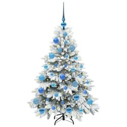 Sapin de Noël artificiel avec 150 LED Blanc 120 cm PE et PVC 541504541504