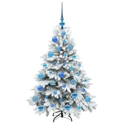 Sapin de Noël artificiel avec 150 LED Blanc 120 cm PE et PVC 541504541504