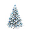 Sapin de Noël artificiel avec 150 LED Blanc 120 cm PE et PVC 541504541504