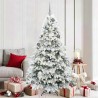 Sapin de Noël artificiel avec 300 LED Blanc 180 cm PE et PVC 541505541505