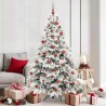 Sapin de Noël artificiel avec 300 LED Blanc 180 cm PE et PVC 541506541506